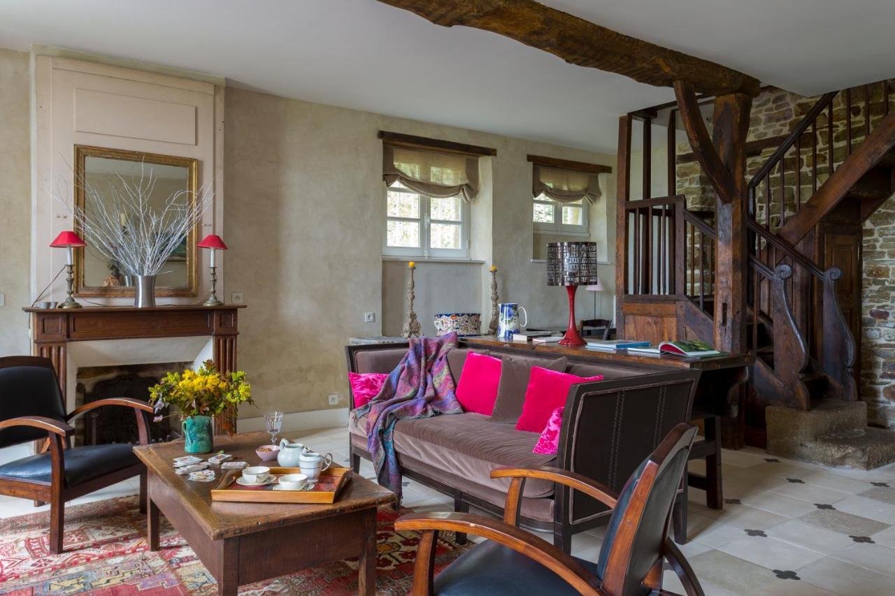 Vila Manoir Du Mesnil De Bas Bréhal Exteriér fotografie