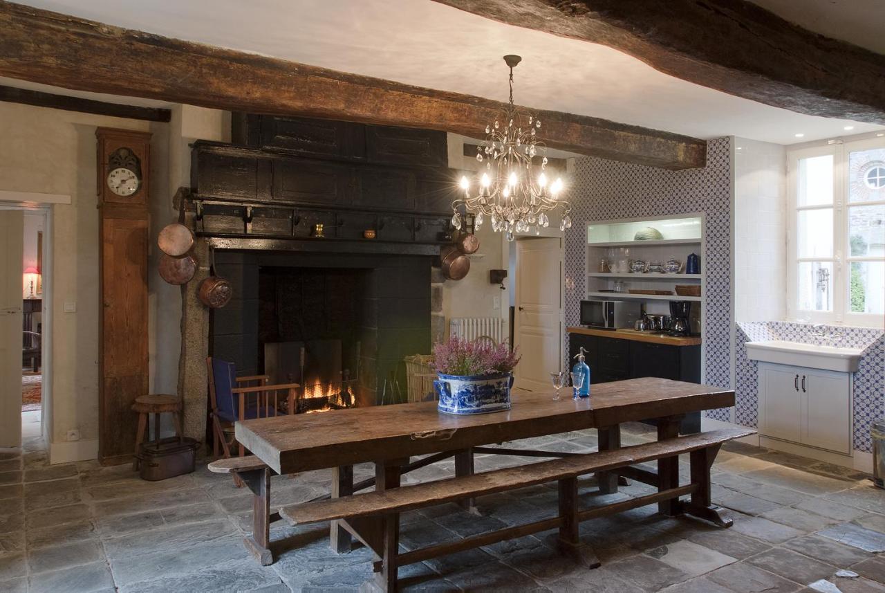 Vila Manoir Du Mesnil De Bas Bréhal Exteriér fotografie